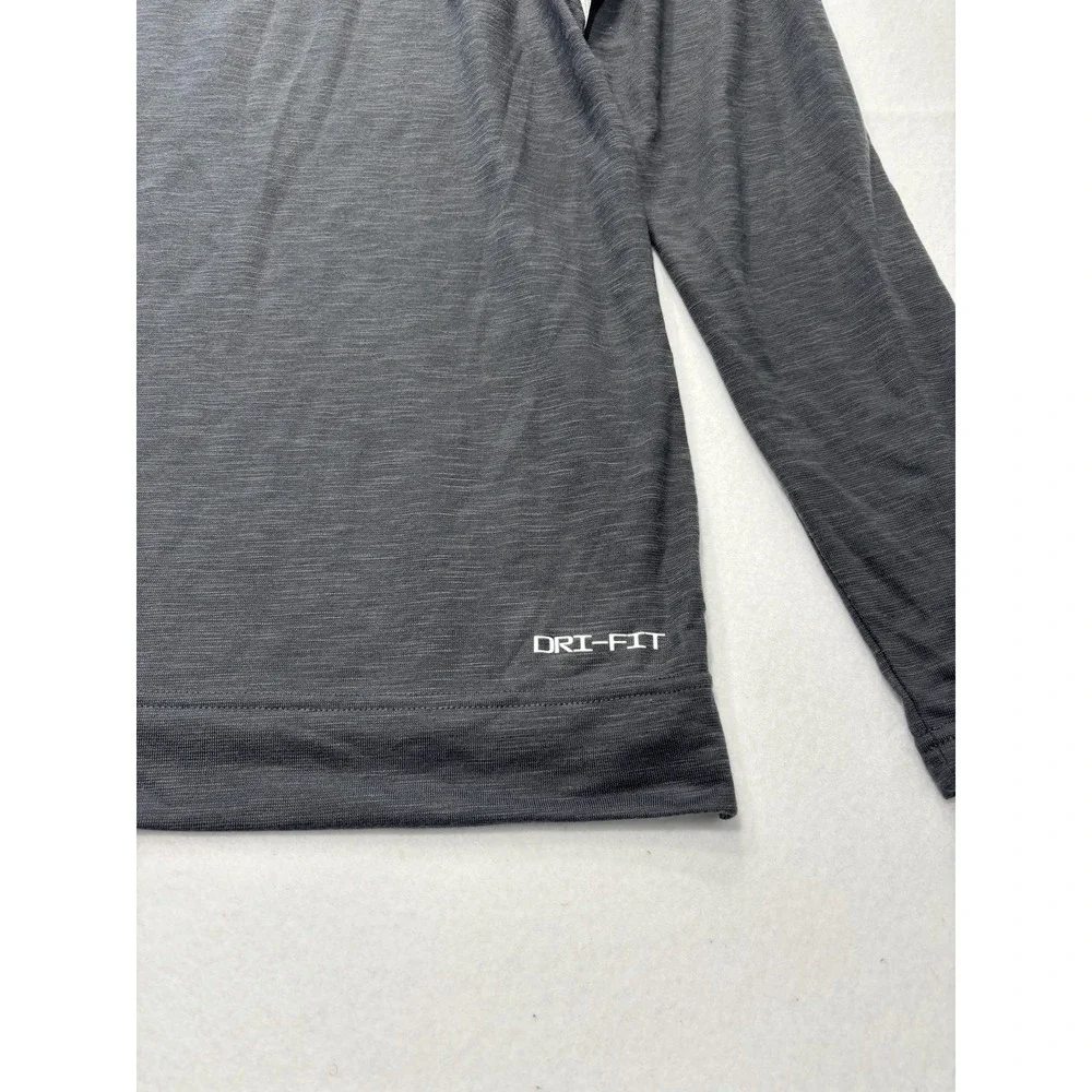 Pittsburgh Steelers Shirt Mens Medium Gray NFL Football Nike Dri Fit Long Sleeve